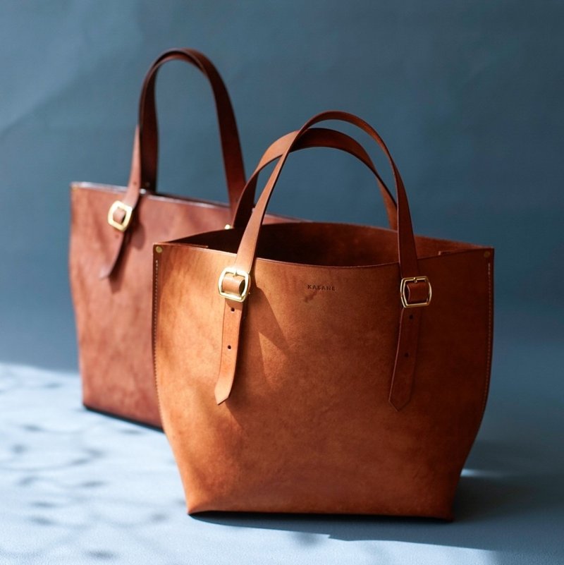 No.43 Tote Bag【Margot】 - 手提包/手提袋 - 真皮 藍色