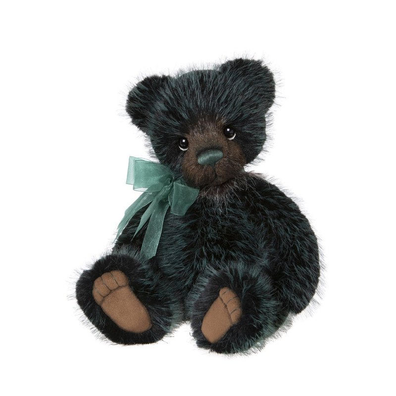 Jupiter 手工製作精緻動物玩偶 Bear 泰迪熊 熊 - 公仔/玩偶 - 聚酯纖維 藍色