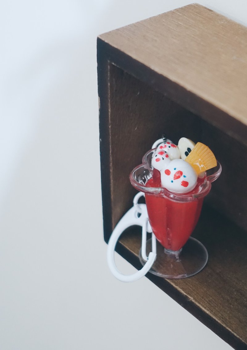 Tea shop BiuBiu key chain Japanese style - ที่ห้อยกุญแจ - พลาสติก หลากหลายสี