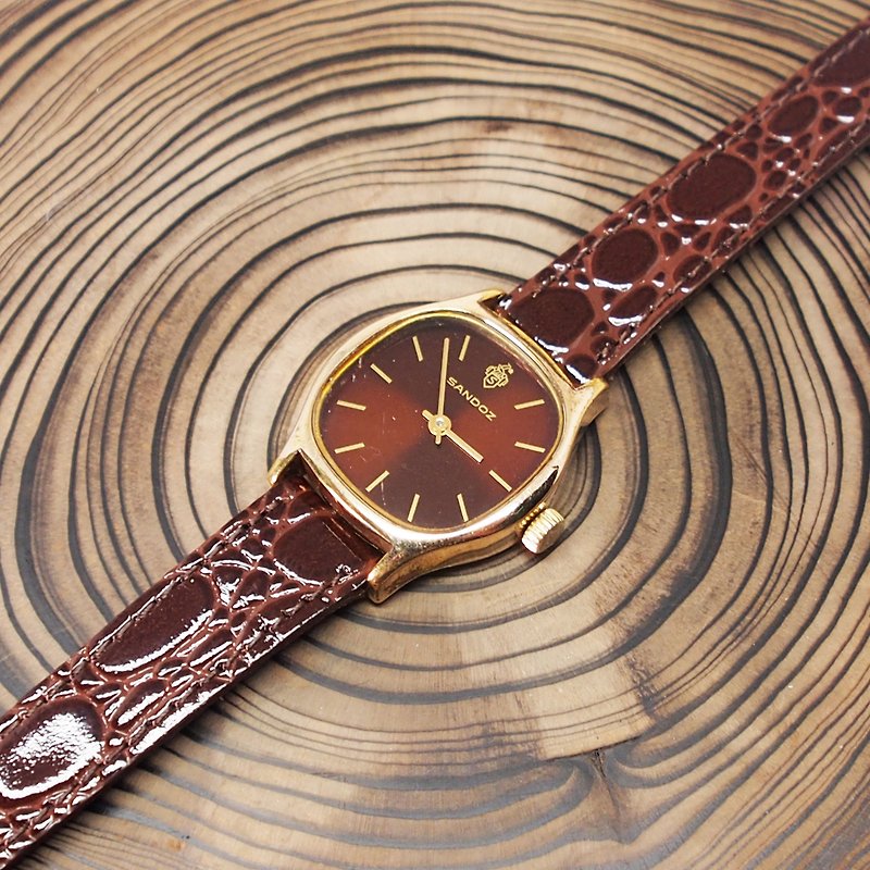 瑞士山度士SANDOZ 古董 機械錶