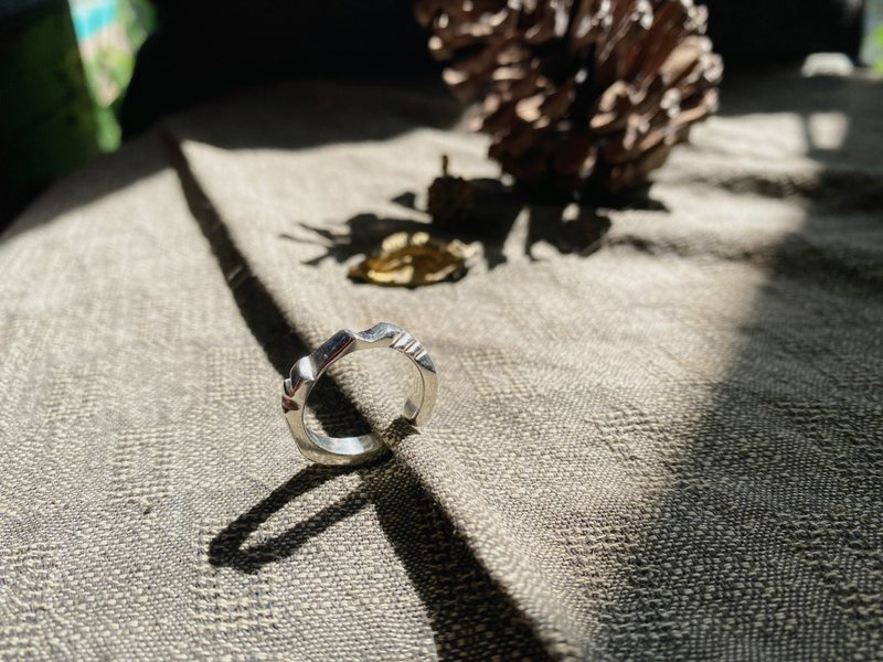 Irregular Ring 不規則 - 戒指 - 純銀 銀色