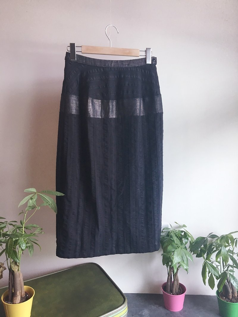 Cotton summer skirt - Skirts - Other Materials Black