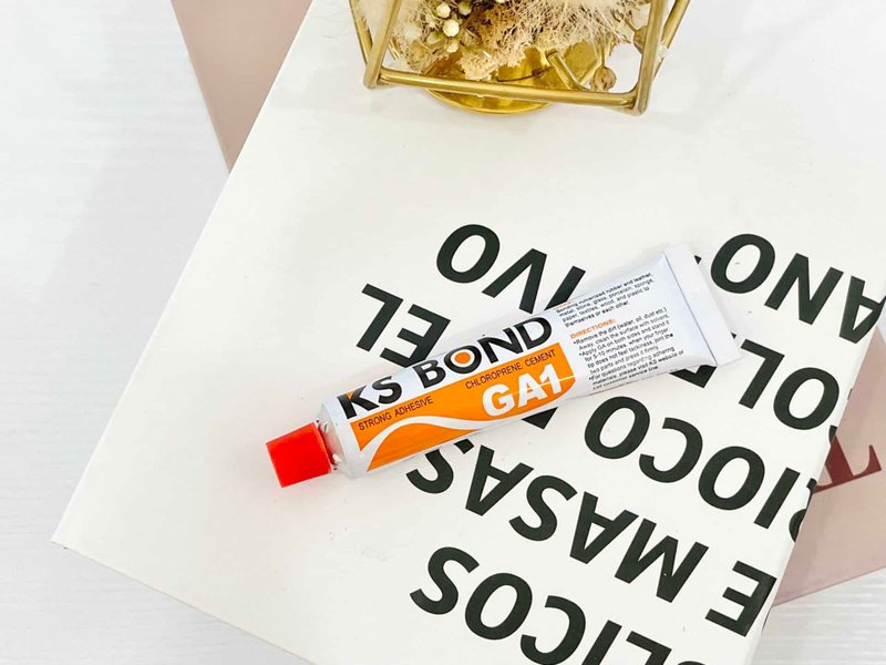 【皮革工具】 黃色強力膠KS BOND - 皮件/皮革 - 其他材質 黃色