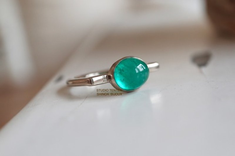 Pinkoi Proxy Purchase - K10WG[colombia.muzoのemerald]ring - 戒指 - 寶石 