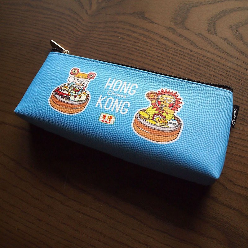 赤毛族遊香港 筆袋型收納包 - 鉛筆盒/筆袋 - 塑膠 