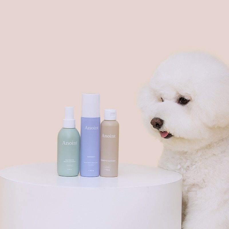 South Korea's Anoint vegan dog cleaning and grooming complete set of 3 pieces for dogs - ทำความสะอาด - พลาสติก 