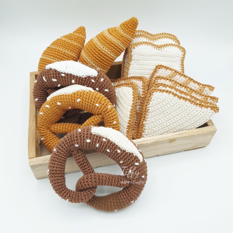 Bakery Products Play Set | Amigurumi Crochet Play Food Pattern PDF - 手工藝教學/工具書 - 其他材質 