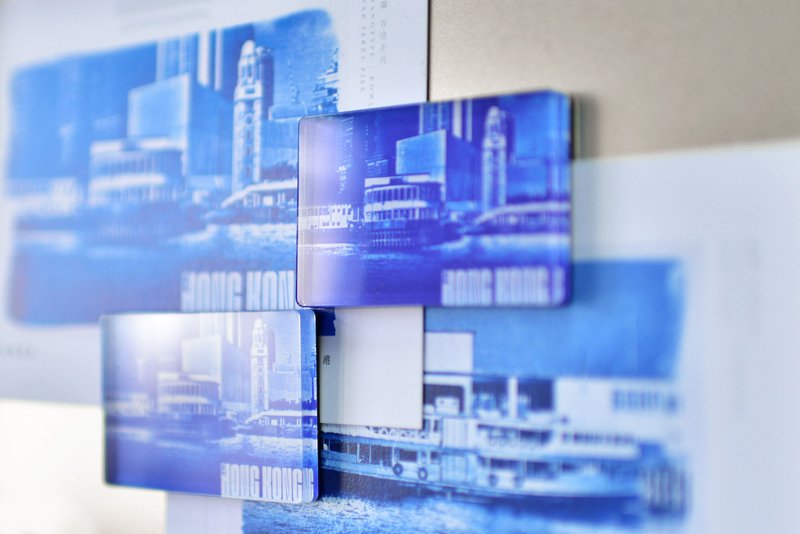 Magnet | Cyanotype Hong Kong - แม็กเน็ต - อะคริลิค สีน้ำเงิน