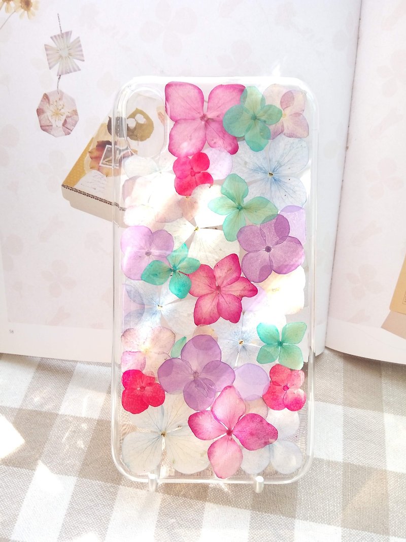 Pressed flower phone case, Apple iPhone XR, color - เคส/ซองมือถือ - พลาสติก หลากหลายสี