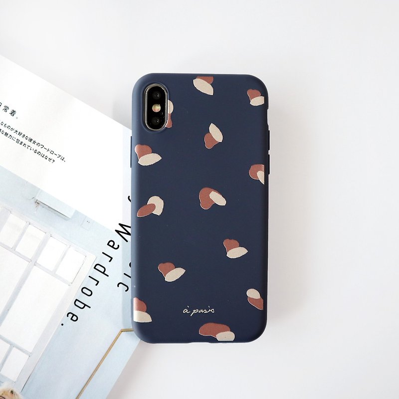 Doudami Rice White Dotted Phone Case - Phone Cases - Plastic Blue