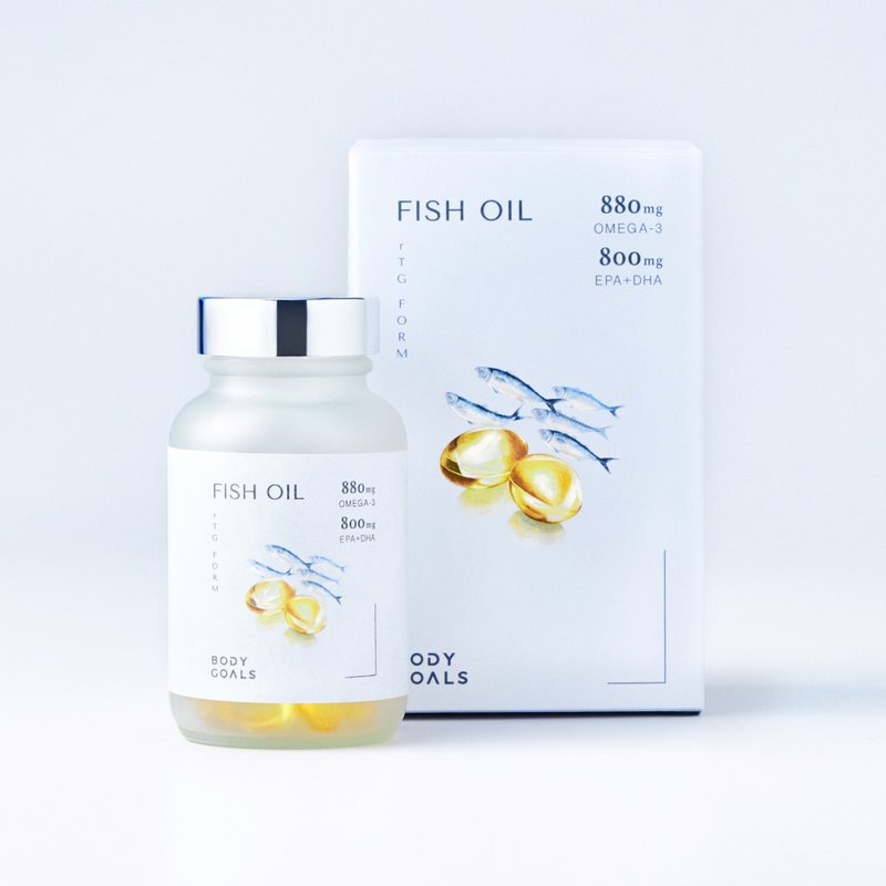 Premium High Purity Fish Oil EPA+DHA (60 Capsules per Bottle) - อาหารเสริมและผลิตภัณฑ์สุขภาพ - สารสกัดไม้ก๊อก หลากหลายสี