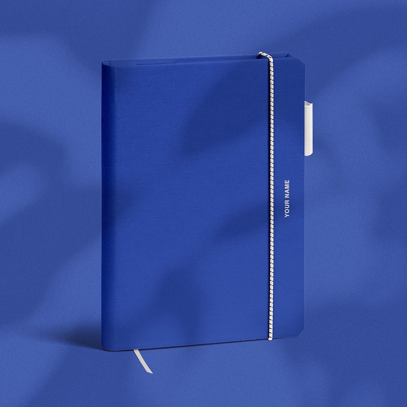 【Customized Gift】【Christmas Gift Box】Royal Royal Blue Customized Notebook - สมุดบันทึก/สมุดปฏิทิน - กระดาษ 