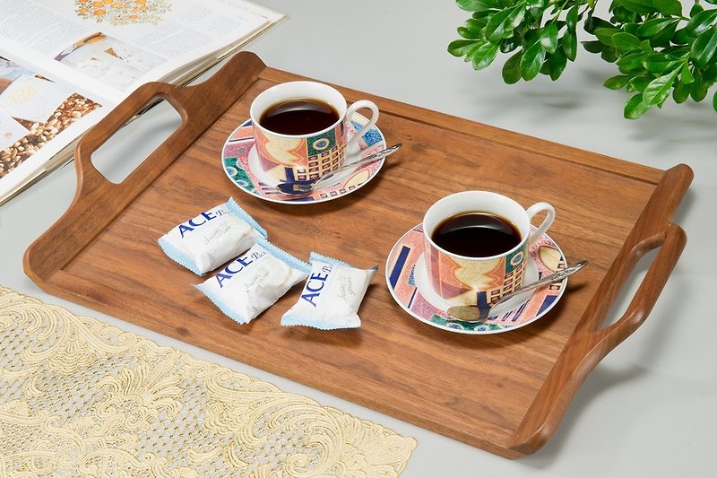 【BESTAR】Stackable Self-Service Tray - Serving Trays & Cutting Boards - Wood Yellow