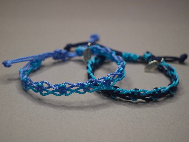 Lucky handmade bracelet-Sea - Bracelets - Other Man-Made Fibers 