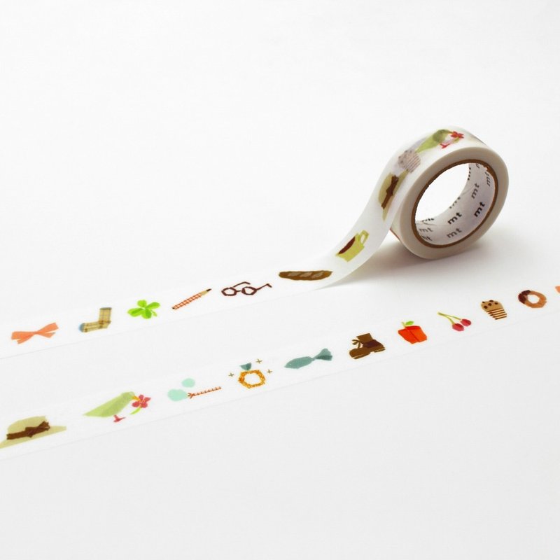 mt x Miki Tamura Washi Tape / Favorite (MTTAMU01) - Washi Tape - Paper Multicolor