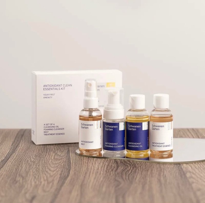 Schwanen Garten Antioxidant Clean Essentials Kit - ผลิตภัณฑ์ทำความสะอาดหน้า - วัสดุอื่นๆ 