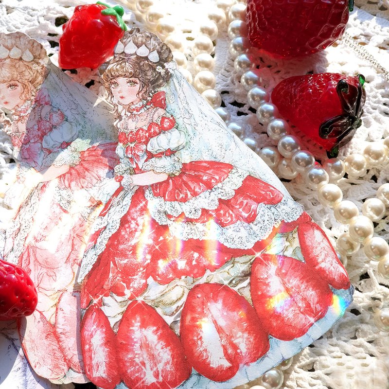 ストロベリーパフェステッカーSET - ステッカー・シール - 紙 