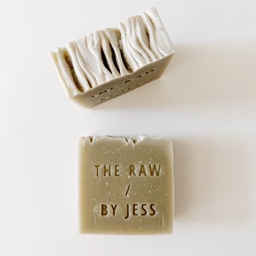 The Raw by Jess 冰河泥和雪松香皂-Glacial Clay
