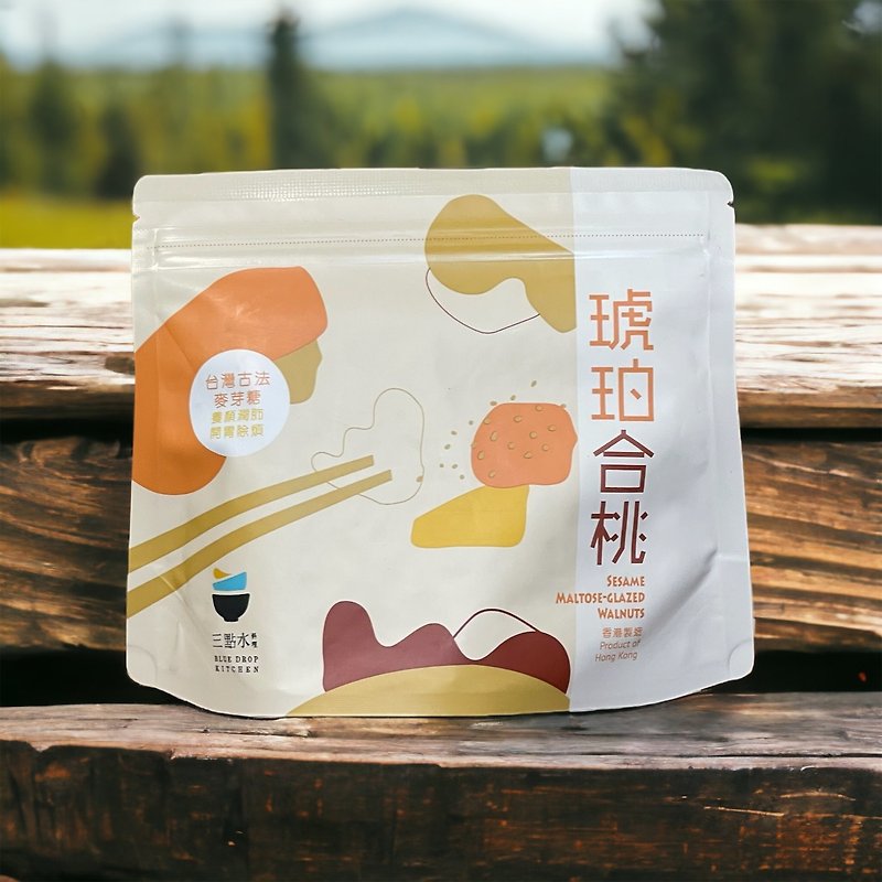 [Normal temperature delivery] Hong Kong’s popular souvenir amber walnut ancient maltose brain-tonifying snacks - Nuts - Fresh Ingredients 