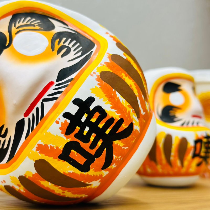 Hong Kong Flavor Series - Malt Flower Paper Cup Daruma - Items for Display - Paper 