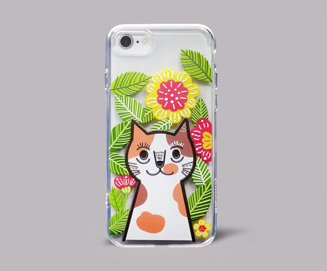 Iphone Se2 7 8韓国イラストかわいい猫やわらかい透明携帯ケース携帯電話ケースギフト ショップ Sigema ブランド品 スマホケース Pinkoi