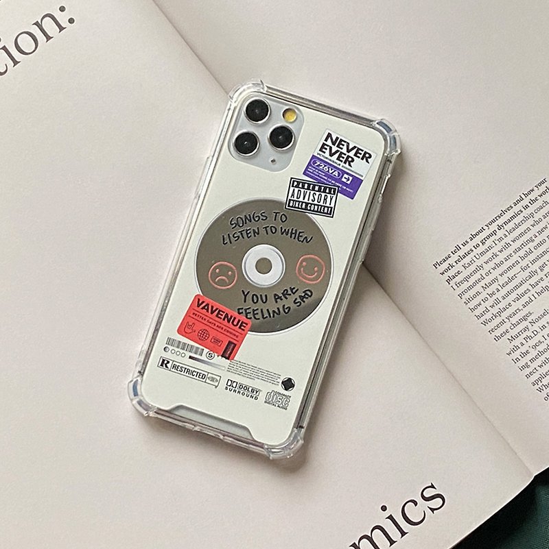 鏡面CD -  iPhone手機殼 - 手機殼/手機套 - 橡膠 白色