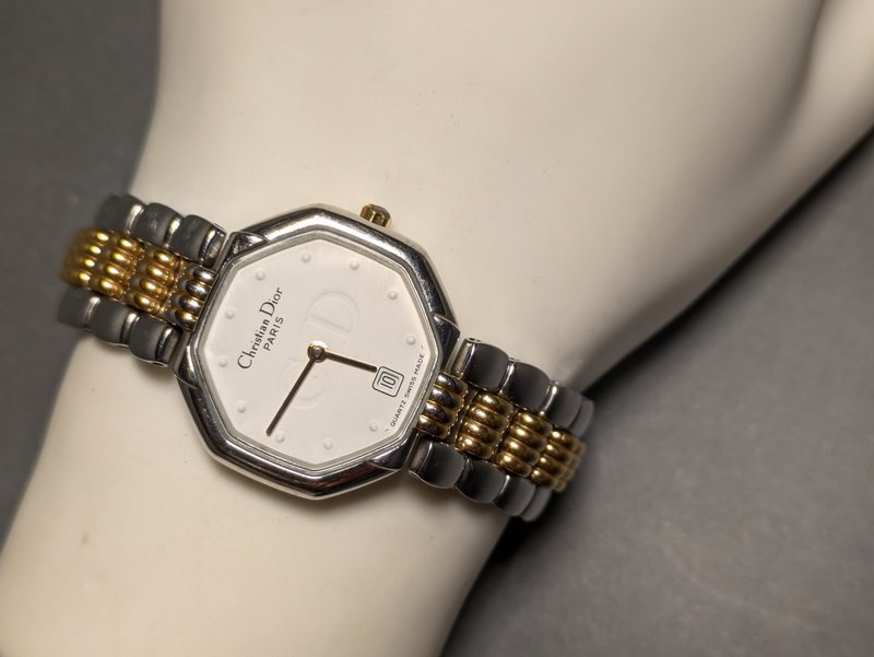 DIOR vintage quartz watch 中古石英錶 - 女錶 - 其他金屬 銀色
