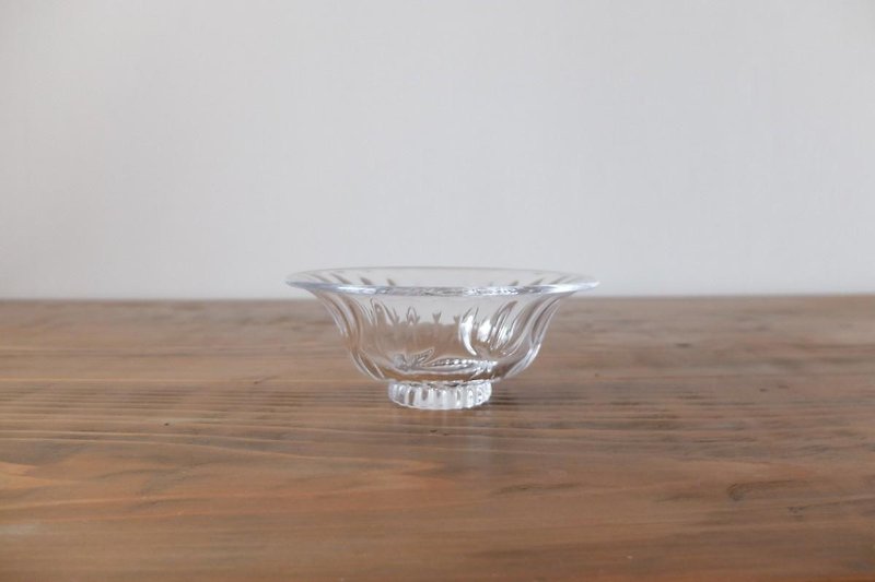 Small bowl with blown glass (clear) - ถ้วยชาม - แก้ว สีใส