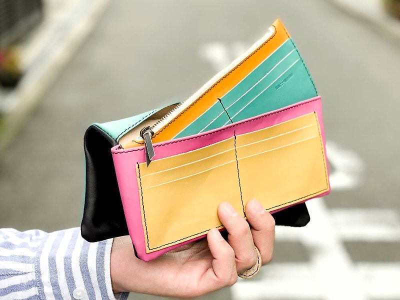 F-PLUMP Full plump wallet with cute neon color spreading FPW-KTPY-CTWK-K