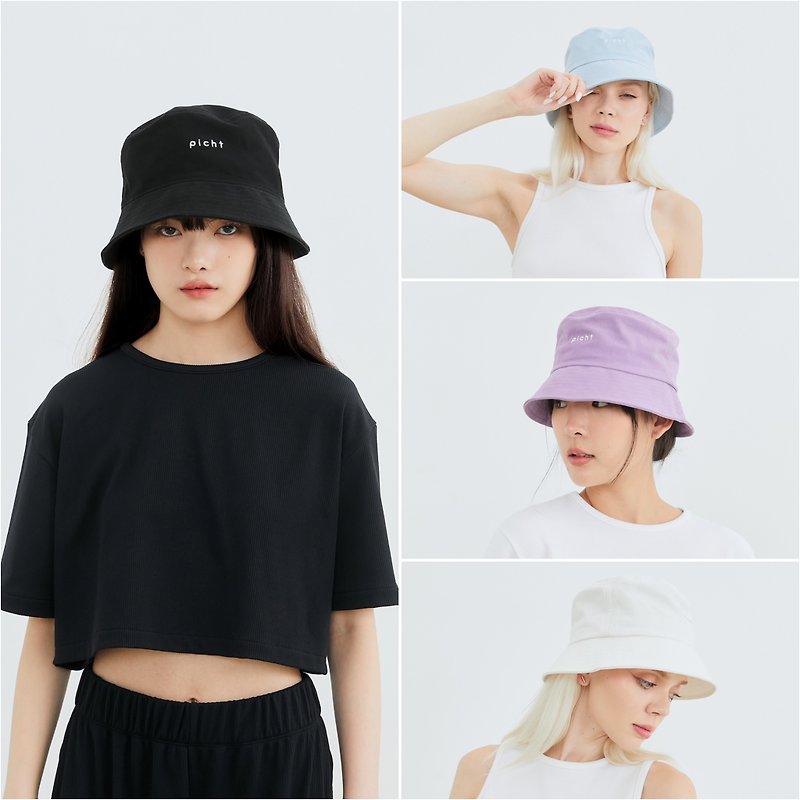 PICHT BUCKET hat - Hats & Caps - Cotton & Hemp White