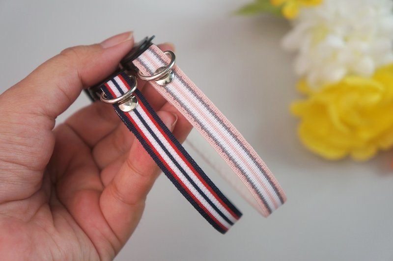 貓咪狗狗兔子鴨子-小型(P-S)-三角巾領巾項圈項鍊 貓咪安全扣-素 - 項圈/牽繩 - 其他材質 多色