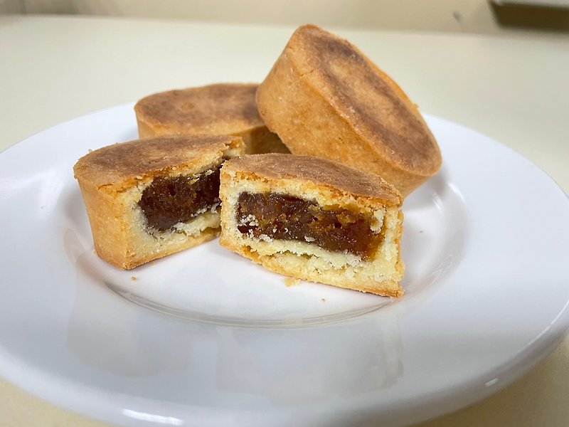 【久喜屋】金磚鳳梨酥禮盒(10入) - 蛋糕/甜點 - 新鮮食材 橘色