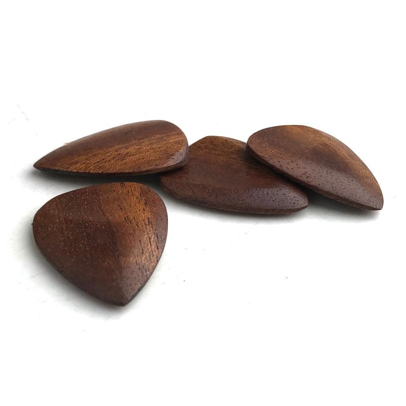 木製ギターピック Tear Drop型【ancient tones type teardrop】 1枚 - 吉他/樂器 - 木頭 咖啡色