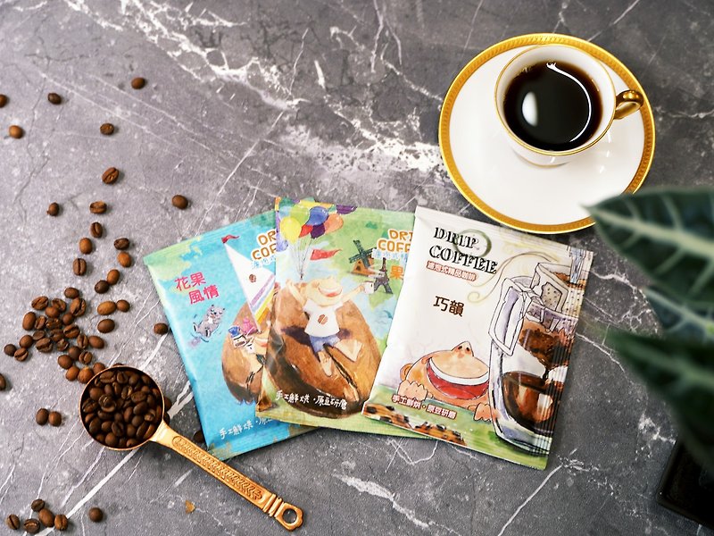 【咖啡掛耳包】嚴選精品配方-25入 - 咖啡/咖啡豆 - 其他材質 多色