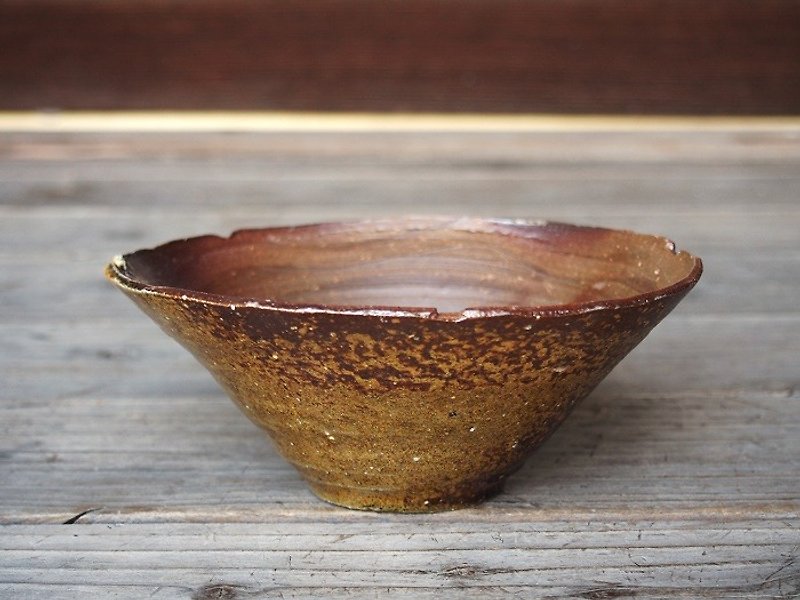 Bizen pot (medium) hc1-008 - จานเล็ก - ดินเผา สีนำ้ตาล