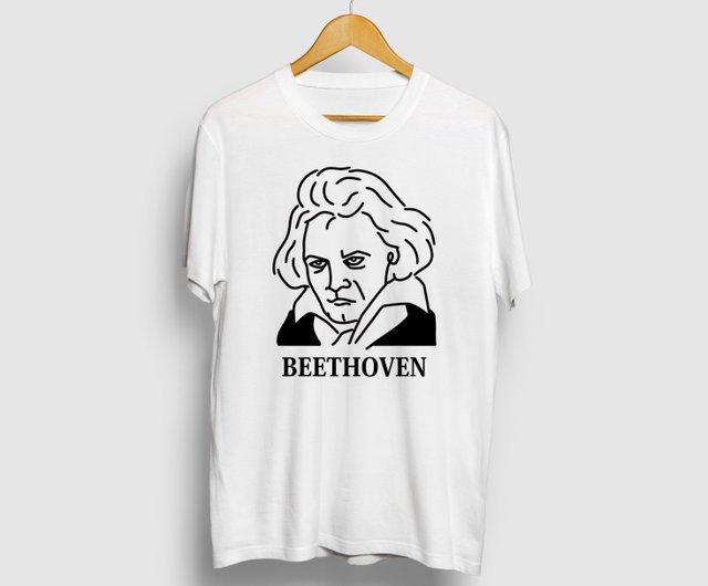 ベートーベン BEETHOVEN イラストTシャツ 音楽家 偉人アート