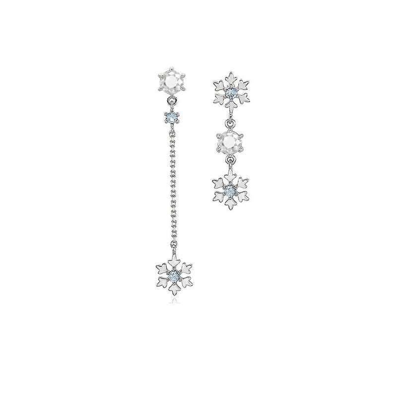 L'amour Romantic Snow Earrings - ต่างหู - เงินแท้ 