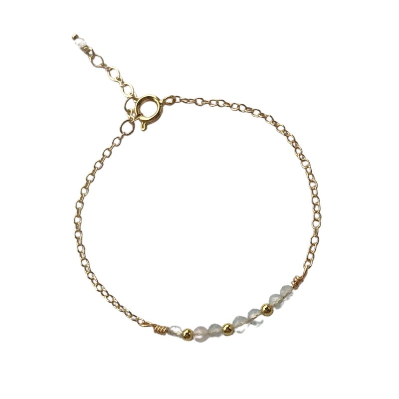 時尚小清新-閃光石手鍊 - 手鍊/手環 - 玉石 