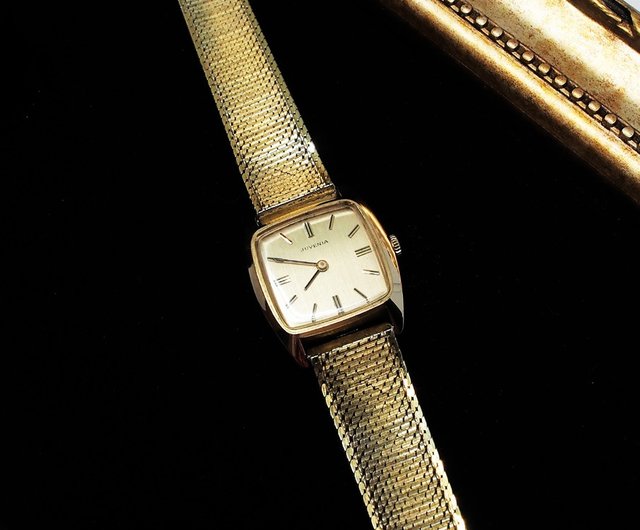 1970 JUVENIAスイスの機械式時計の金 - ショップ pickers 腕時計 1970 JUVENIAスイスの機械式時計の金 - ショップ pickers 腕時計