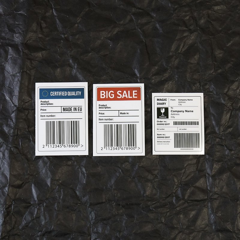 Transparent Logistics Sticker Pack