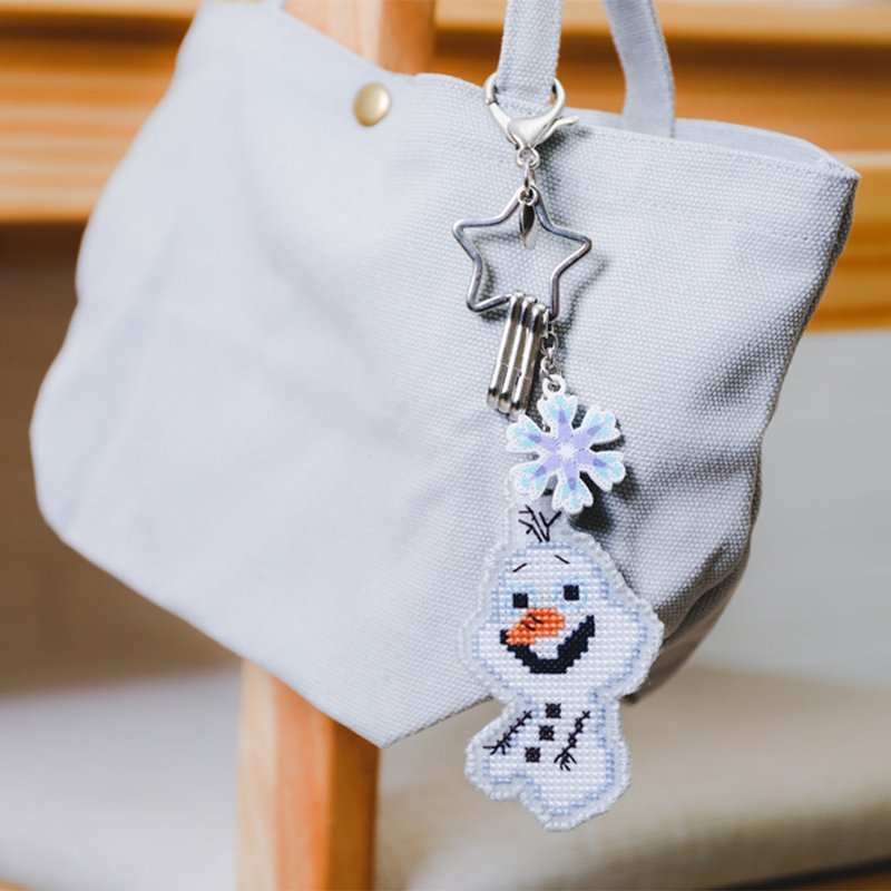 【Olaf】Disney Ornament - Cross Stitch Kit | Xiu Crafts - เย็บปัก/ถักทอ/ใยขนแกะ - งานปัก หลากหลายสี