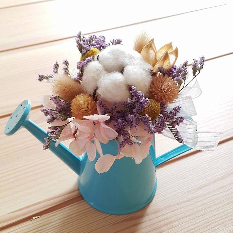 璎珞Manor*T01*Table flower pot flower / eternal flower dry flower / gift preferred / office small things - ช่อดอกไม้แห้ง - พืช/ดอกไม้ 