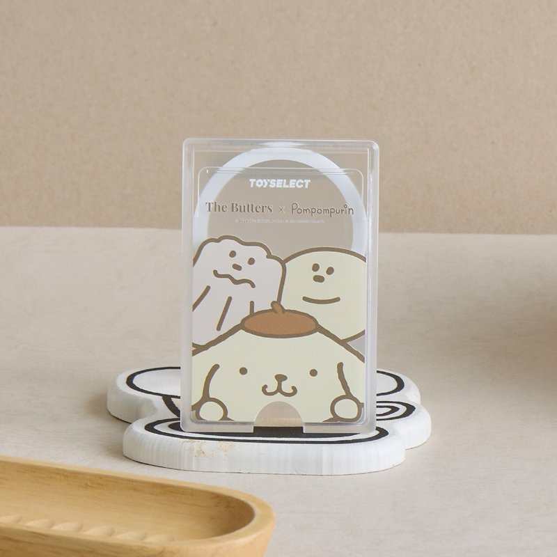 Cream Family x Pudding Dog Cute Squeeze MagSafe Magnetic Card Holder - อุปกรณ์เสริมอื่น ๆ - พลาสติก หลากหลายสี