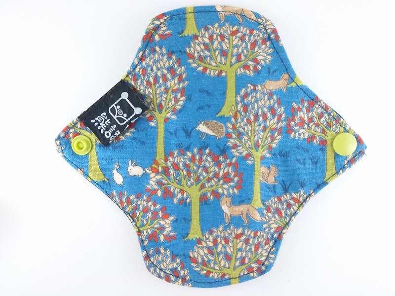 15cm Cloth Reusable Pads Menstrual Pad Waterproof, Leak-proof,Maxi Pad - Women's Underwear - Cotton & Hemp Blue