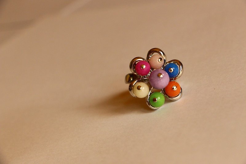 colorful ring - General Rings - Silver Silver