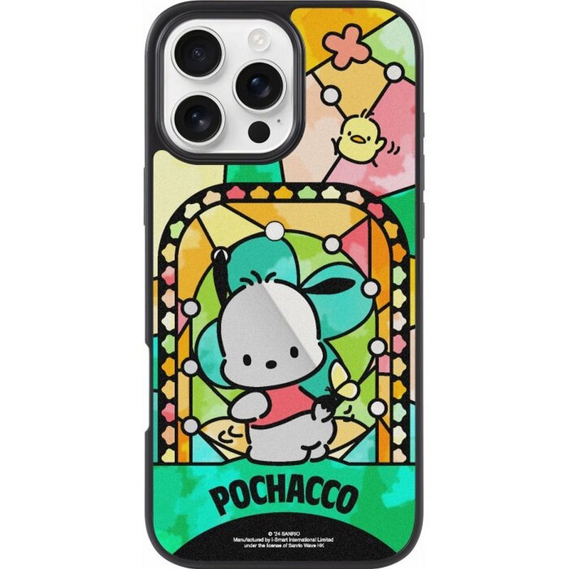 Sanrio - Pochacco iPhone 16 Samsung S24 Mirror Case Magsafe Compatible - Phone Cases - Plastic Multicolor