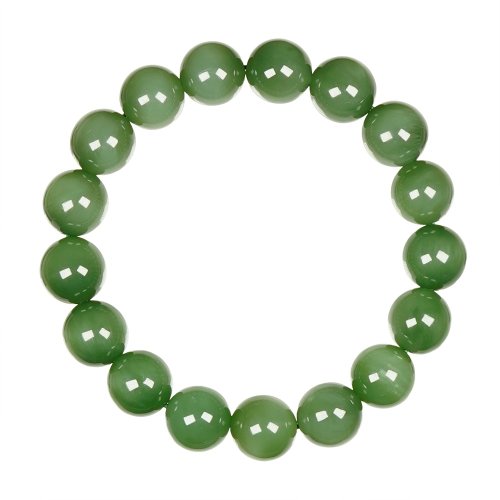 正佳珠寶 Gemsrich Jewelry 【正佳珠寶】和田碧玉 超頂級貓眼老礦 11.7-12.2mm 貓眼碧玉