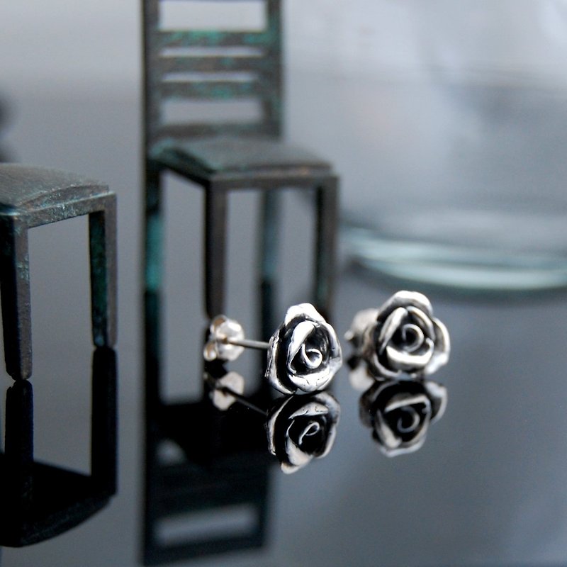 Small bloom Silver earrings - Earrings & Clip-ons - Silver 