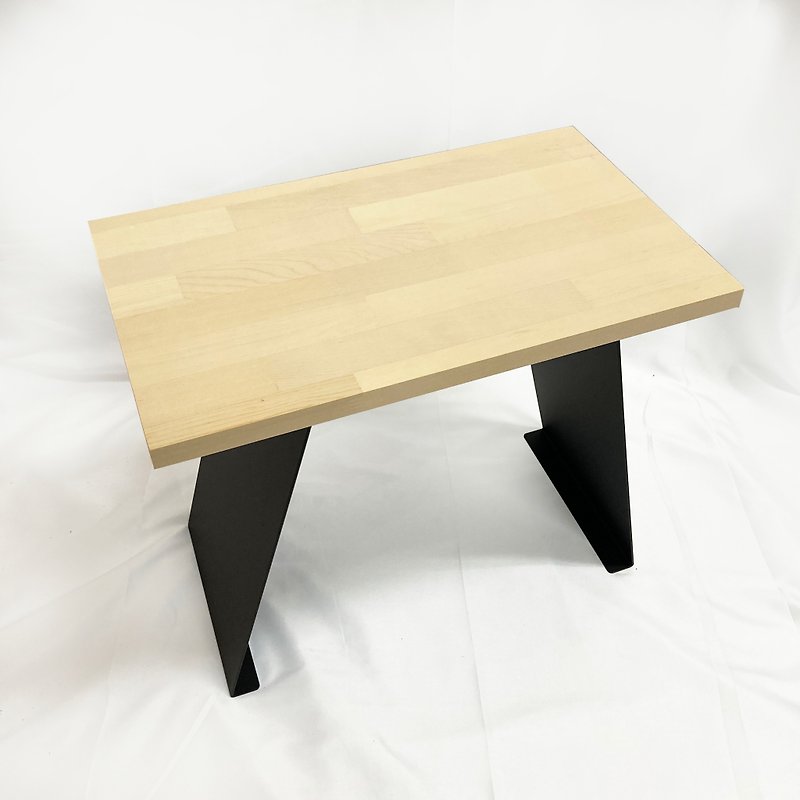 Wood Other Furniture Khaki - Iron wood and side table coffee table customized table size can be discussed bedside table metal foot table