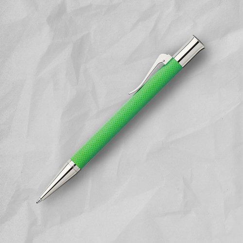 文聚 【Graf von Faber-Castell】繩紋飾 原子筆-翡翠綠 (原廠正貨)